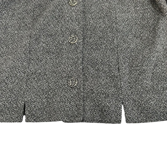 Weekenders Canada Vintage Gray & Black Blazer Jacket, Size Medium - Picture 5 of 10